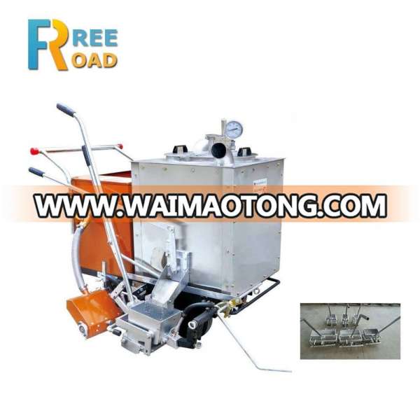 Hand push Preheater function integrated Hot melt Road marking paint machine